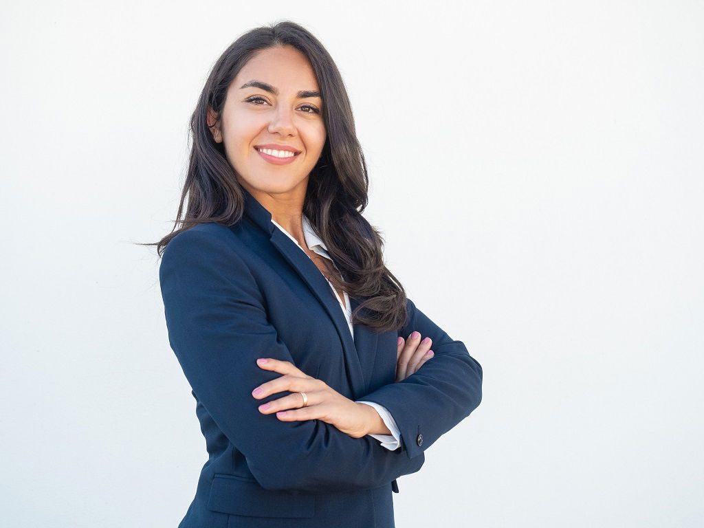 Confident businesswoman